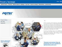 Tablet Screenshot of fritec.com.mx